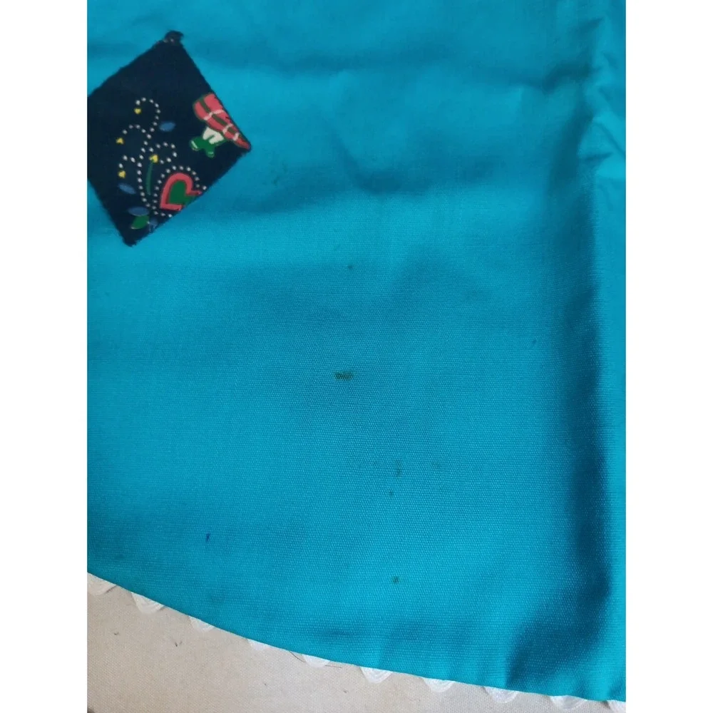 2 Vintage Aprons Handmade Waist Half‎ Kitchen Cooking Cottagecore Pockets READ